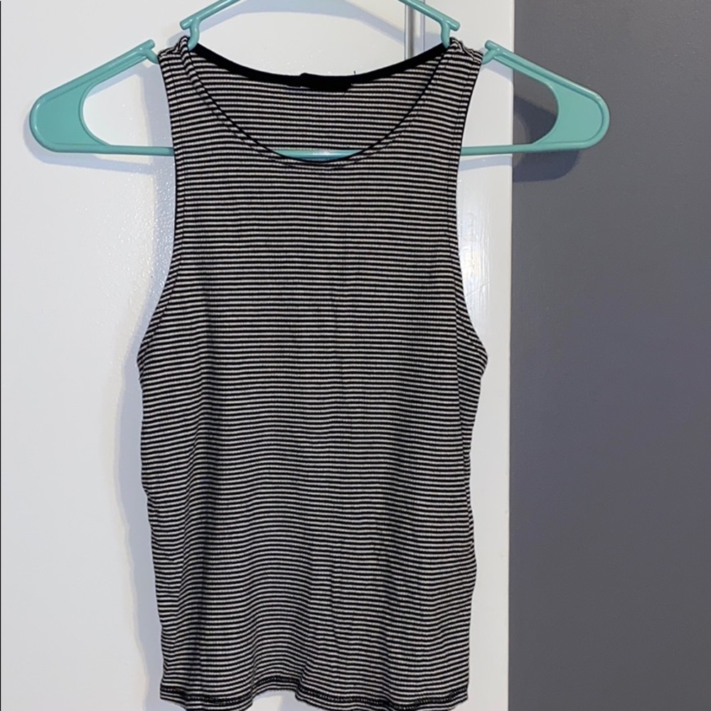 Aeropostale- B&W Halter Tank Top